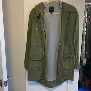Forever 21 Olive Green Utility Jacket